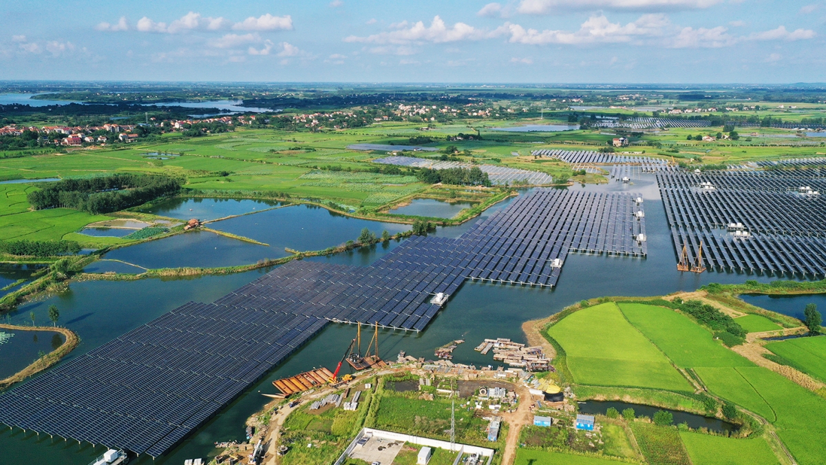 肥西花岗 40MWp 渔光互补光伏电站