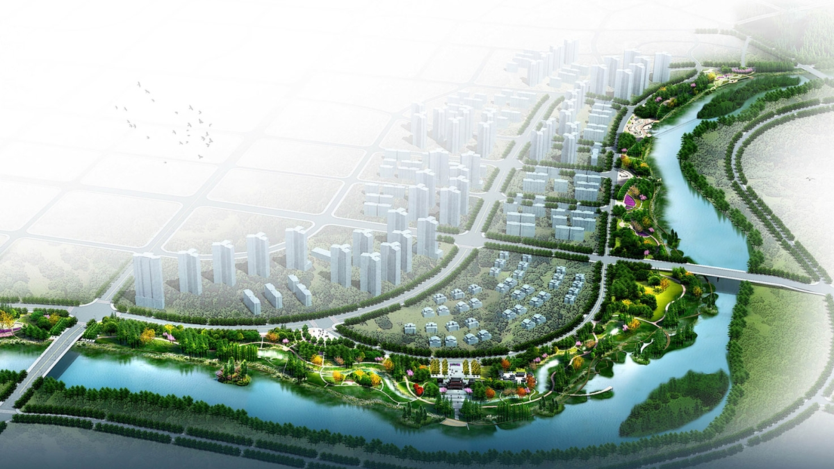 西河西岸沿江风光带（一期）景观设计