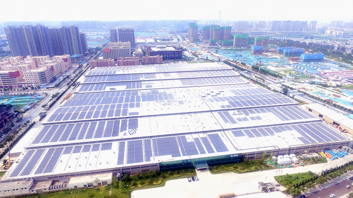 郑州福耀屋顶分布式发电项目