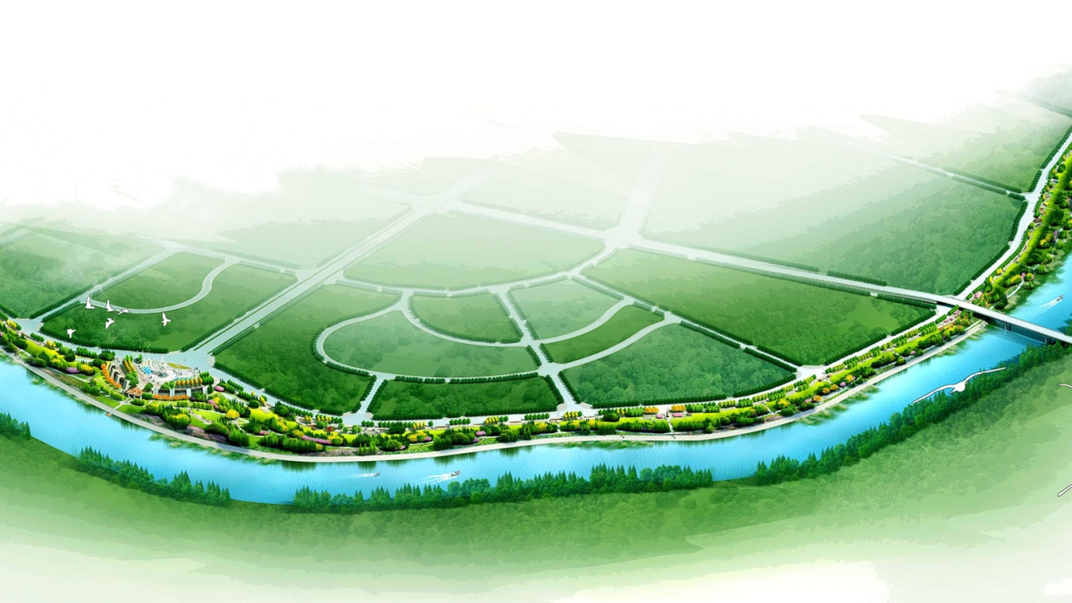 新化资江东岸风光带三期工程
