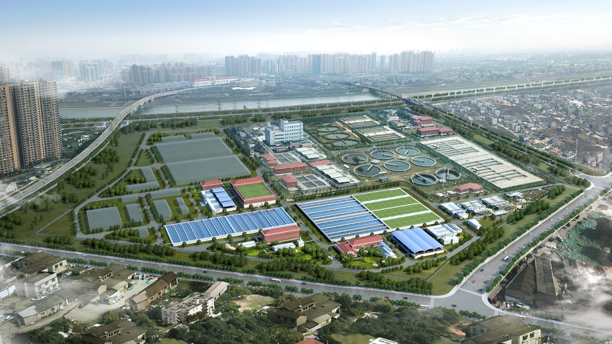 长沙市花桥污水处理厂改扩建工程