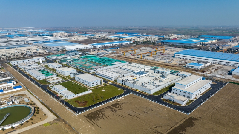 来安顶汊省际毗邻产业园污水处理厂顺利完成竣工验收