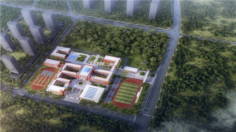 现代前瞻、文脉传承的高标准校园：株洲雅礼实验学校