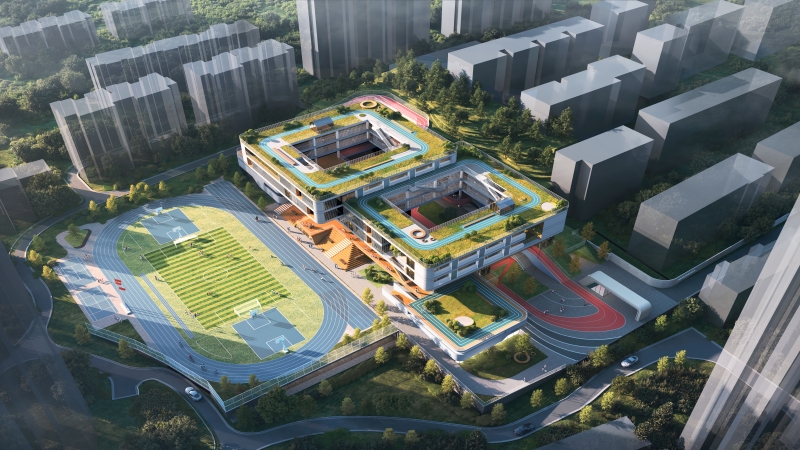 环山叠院——南大桥小学新建工程项目设计