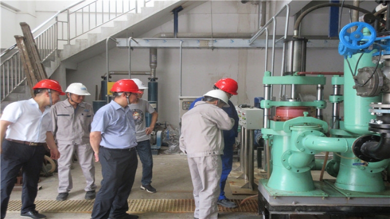 公司党委书记、董事长金寅带队赴中山市民东有机废物处理有限公司工艺优化改造工程项目现场开展安全检查