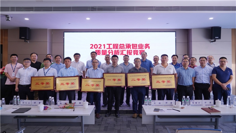 “强化质量意识，共创中机品牌”——中机国际2021年工程总承包业务质量分析汇报竞赛圆满落幕