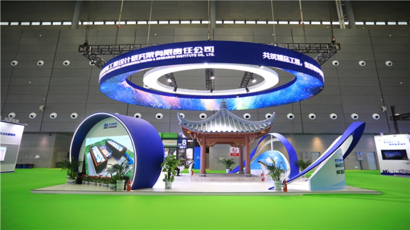 新材料仿古建筑首次亮相！中机国际参加2021年中国(长沙）筑博会