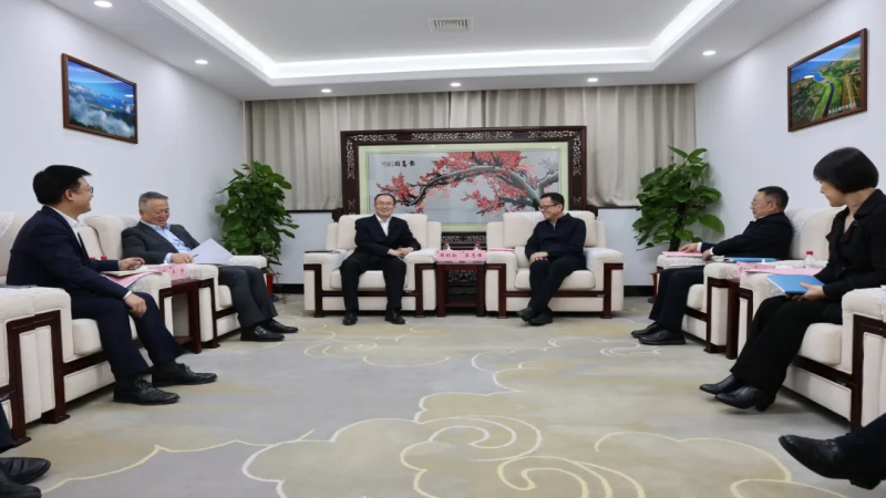 周明勤会见水利部长江水利委员会党组书记、主任廖志伟