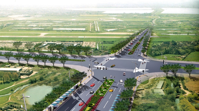 长沙经开区东十线道路及市政管线工程