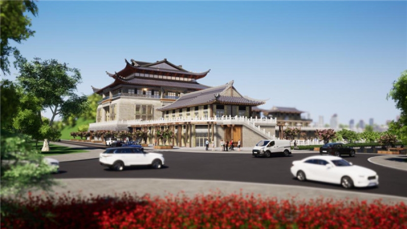 中机国际设计的江口月坡智慧农贸市场正式开工建设