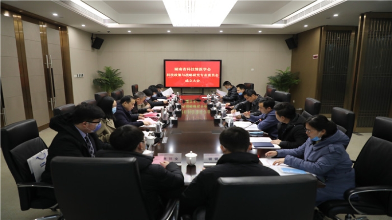 湖南省科技政策与战略研究专业委员会成立大会在中机国际隆重召开