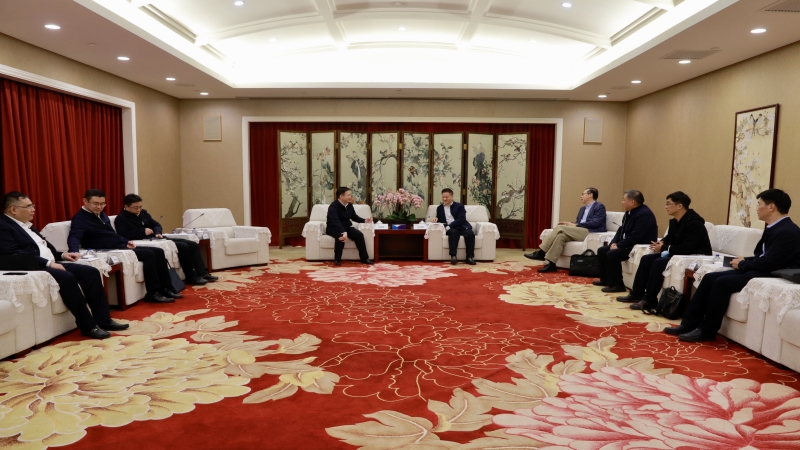 国机集团与湖南湘江新区管委会领导会见  中机国际受邀出席